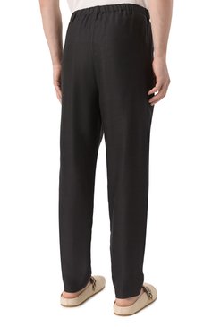 Брюки из вискозы SAINT LAURENT, арт. 717375Y1G68 1000, фото 4