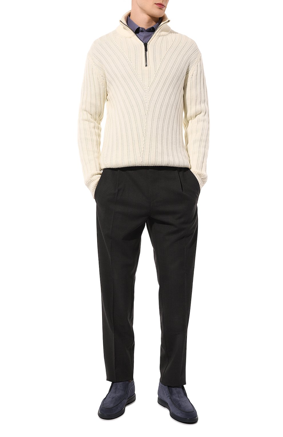 Замшевые ботинки STEFANO RICCI темно-синего цвета по цене 94150 руб., арт. UC62_G4203/SDP, фото 2 Замшевые ботинки STEFANO RICCI, арт. UC62_G4203/SDP, фото 2