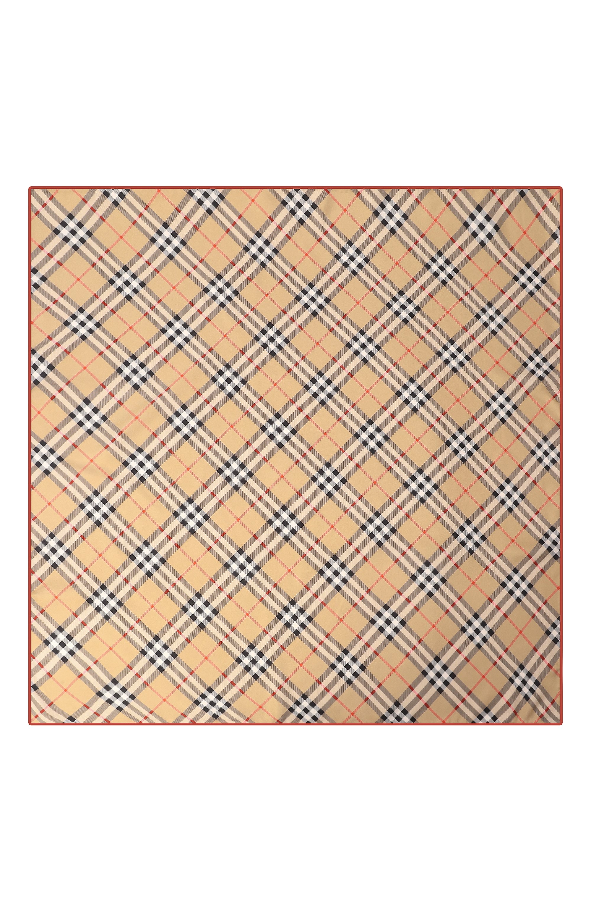 Шелковый платок BURBERRY, арт. 8088140, фото 4