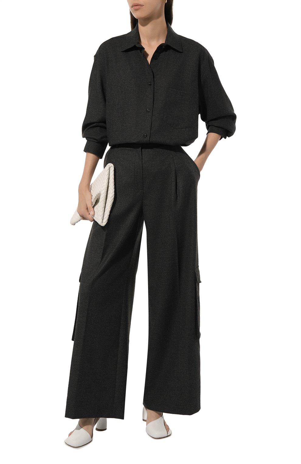 Рубашка из шерсти и вискозы THE ANDAMANE, арт. T160901B/TNW045, фото 2