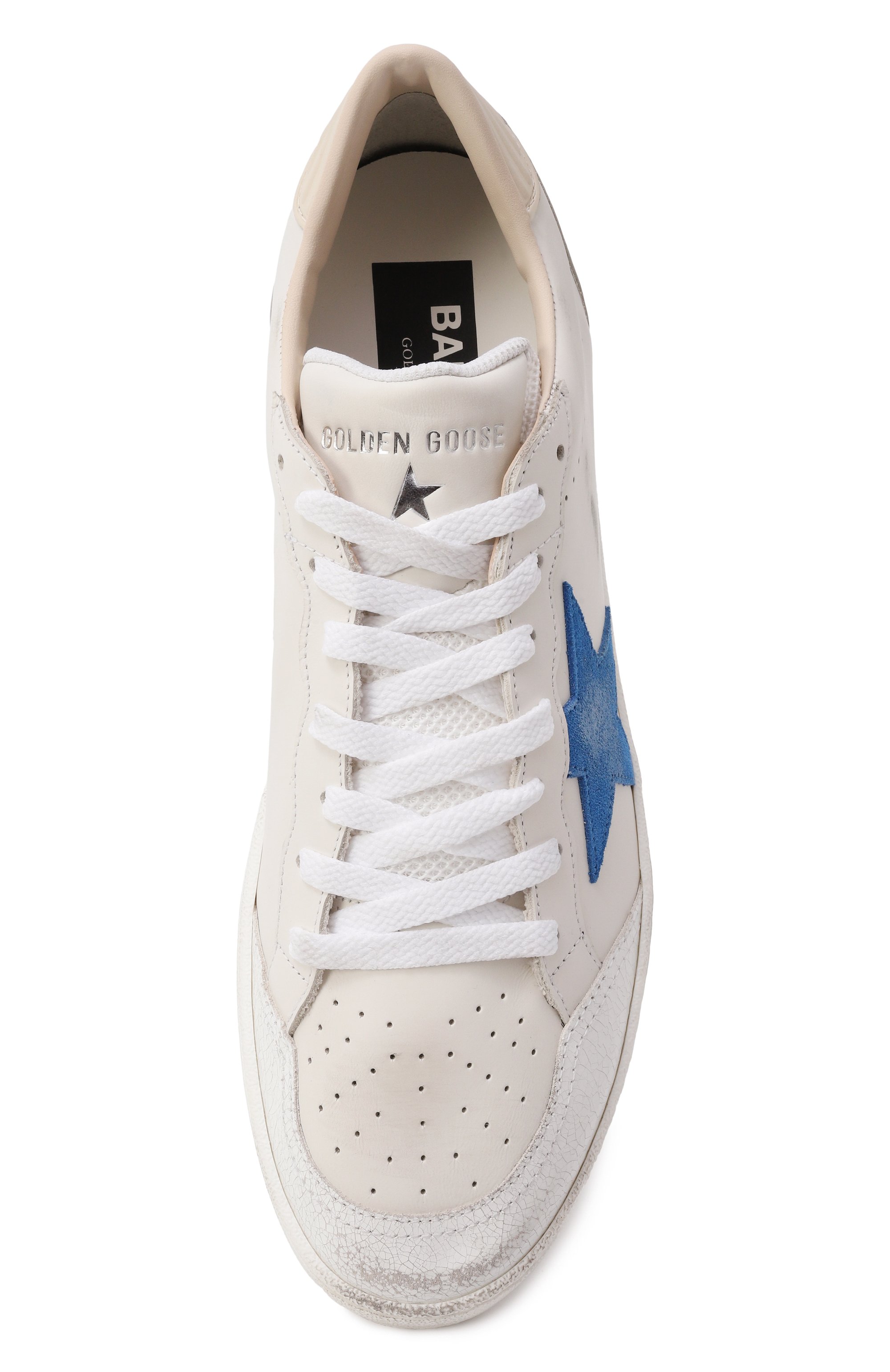 Кожаные кеды ball star GOLDEN GOOSE DELUXE BRAND, арт. GMF00851.F006781, фото 6