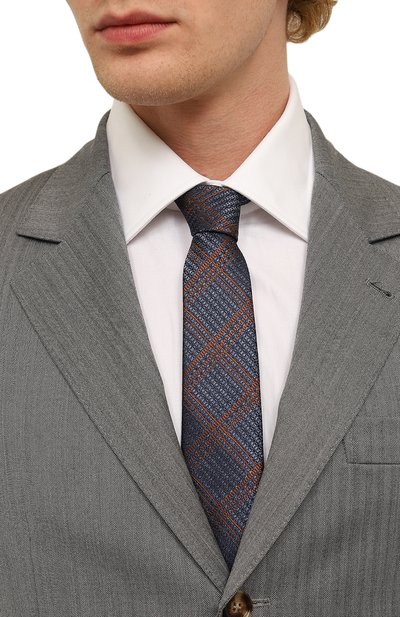 Шелковый галстук CANALI, ар т. 18/HJ03809, фото 2