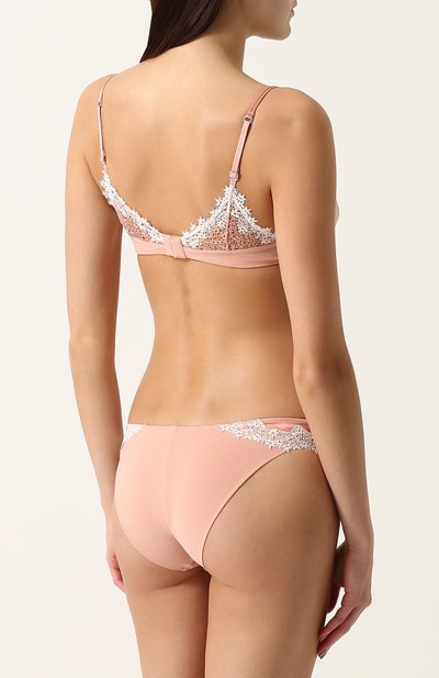 Шелковые трусы-слипы LA PERLA бежевого цвета по цене 29950 руб., арт. 0009920, фото 3 Шелковые трусы-слипы LA PERLA, арт. 0009920, фото 3