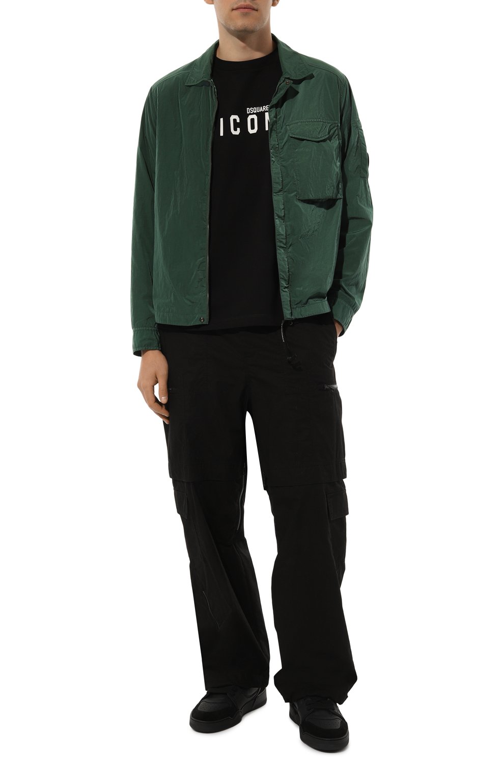 Хлопковая футболка icon DSQUARED2, арт. S79GC0102/D20020, фото 2