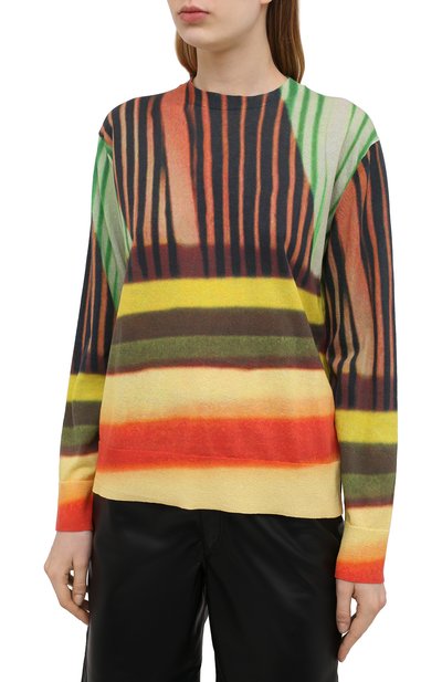 Хлопковый пуловер DRIES VAN NOTEN, арт. 211-31204-2708, фото 3