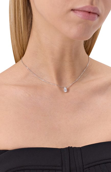 Женская кулон на цепочке millenia SWAROVSKI серебряного цвета, арт. 5636708 | Фото 2 (Нос: Не проставлено; Материал сплава: Проставлено; Материал: Кристаллы, Металл)