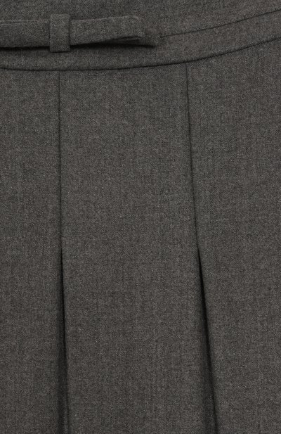 Шерстяная юбка DAL LAGO серого цвета по цене 14850 руб., арт. R308/9902/7-12, фото 3 Шерстяная юбка DAL LAGO, арт. R308/9902/7-12, фото 3