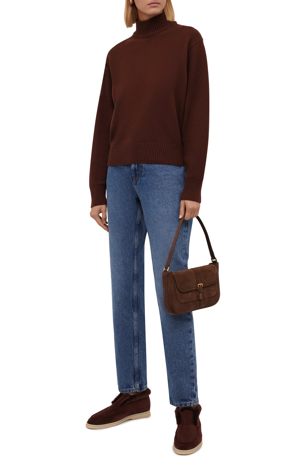 Замшевые ботинки open walk LORO PIANA, арт. FAG3602, фото 2