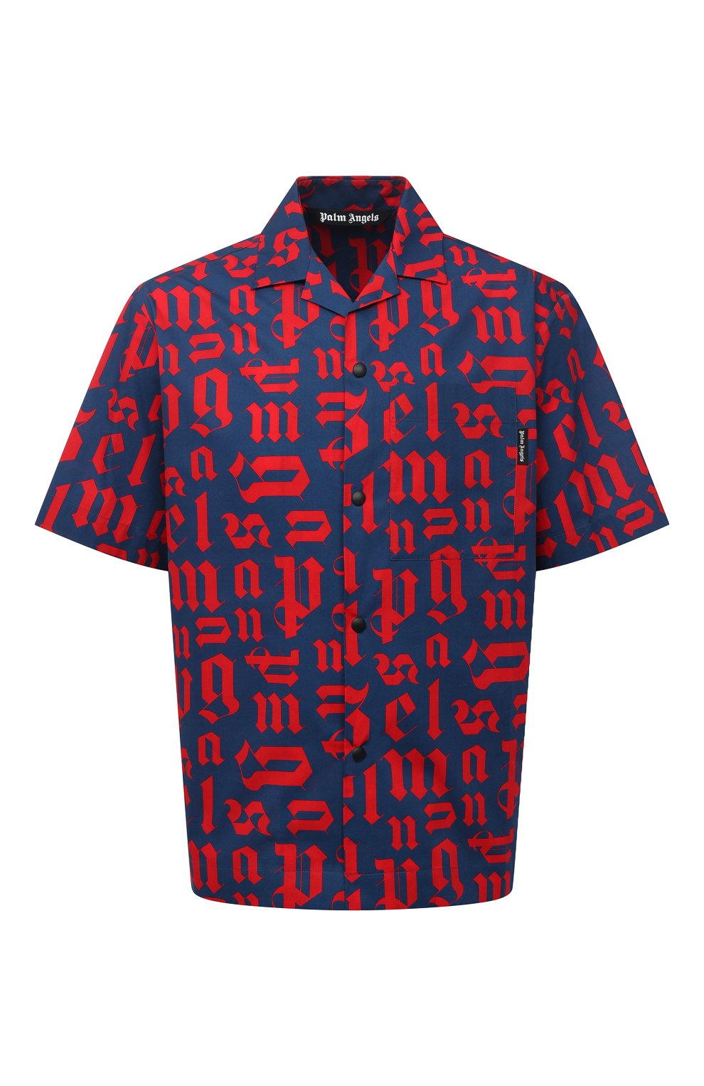 Хлопковая рубашка PALM ANGELS, арт. PMGA037R21FAB0024625, фото 1