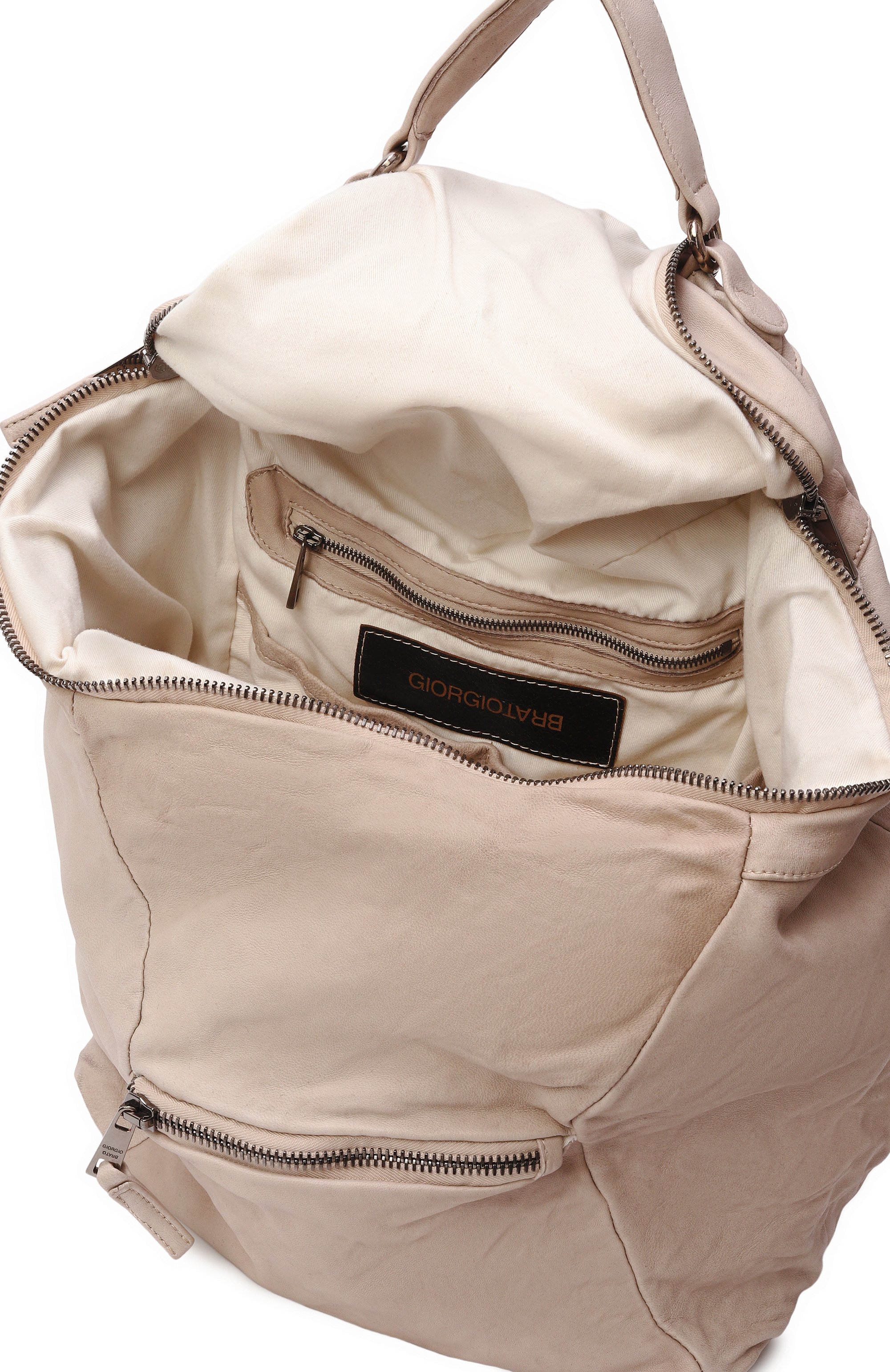 Рюкзак GIORGIO BRATO светло-бежевого цвета по цене 105500 руб., арт. BS26S2400V, фото 4 Рюкзак GIORGIO BRATO, арт. BS26S2400V, фото 4