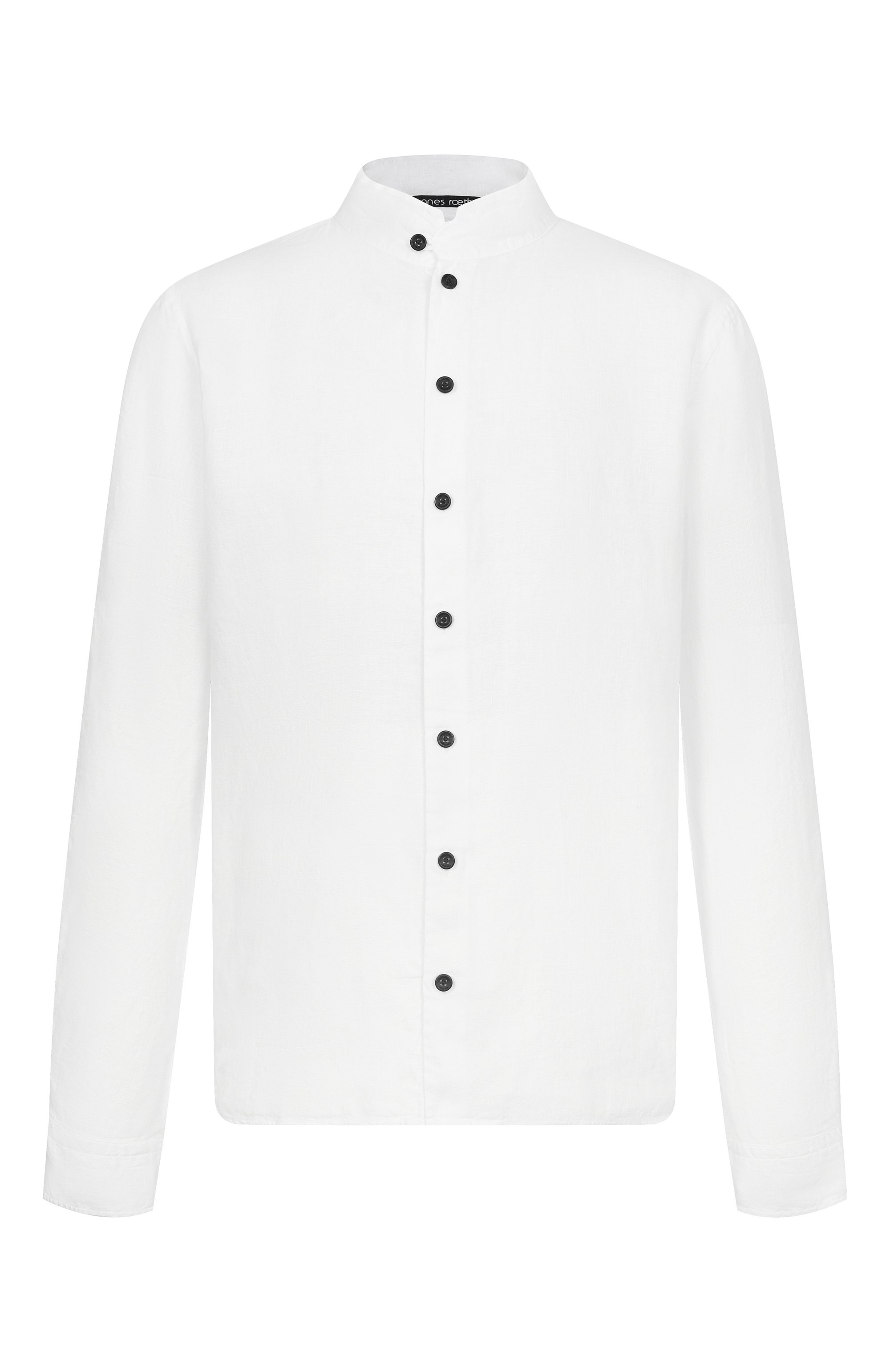 Льняная рубашка HANNES ROETHER белого цвета по цене 27300 руб., арт. MIL29SKE.608, фото 1 Льняная рубашка HANNES ROETHER, арт. MIL29SKE.608, фото 1