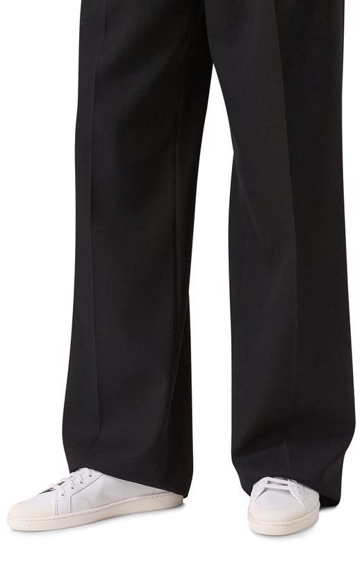 Кожаные кеды Saint Laurent 820087/00N00 Белый  820087/00N00 Фото 3