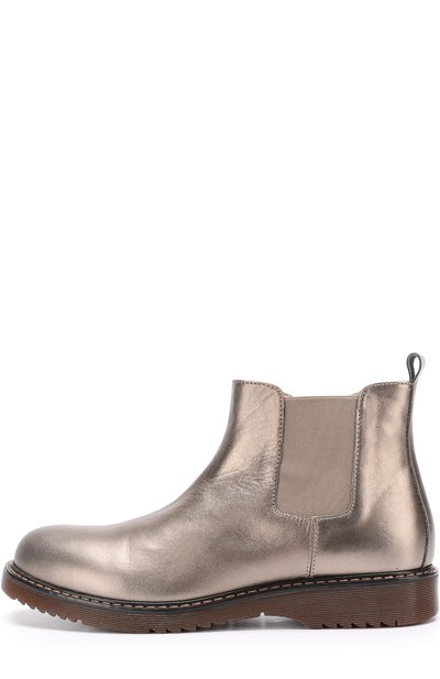 Ботинки из металлизированной кожи с эластичной вставкой TWINSET, арт. HA78AC/35-40, фото 2