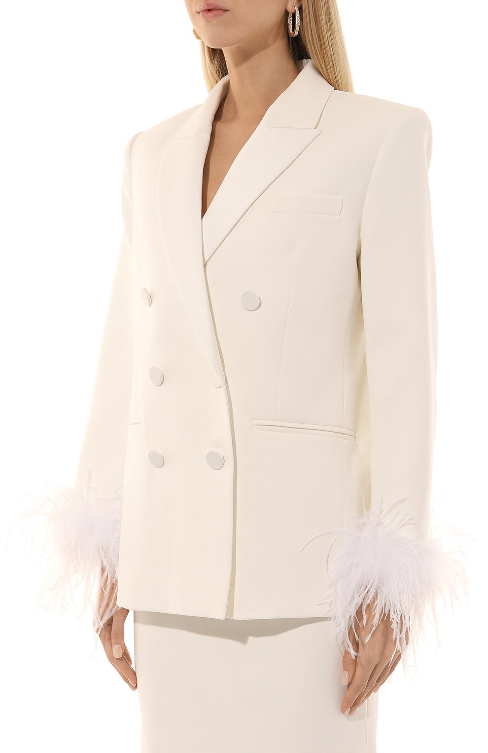 Шерстяной жакет с отделкой перьями AKHMADULLINA, арт. 1225.2JT901/W001, фото 3