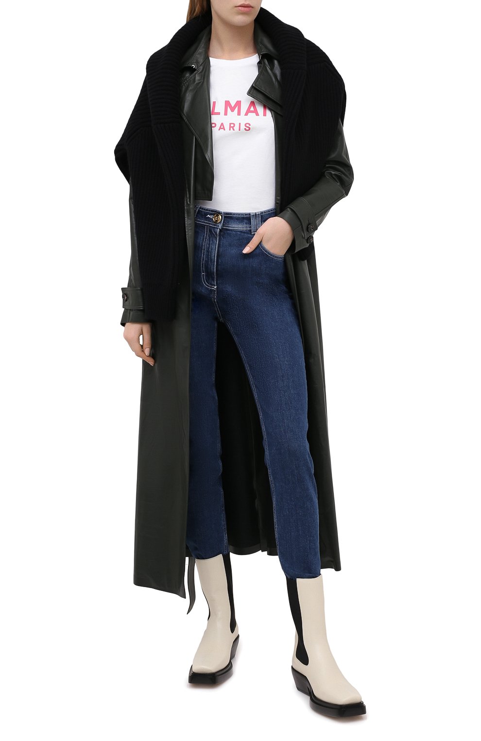 Хлопковая футболка BALMAIN, арт. VF11350/B001, фото 2