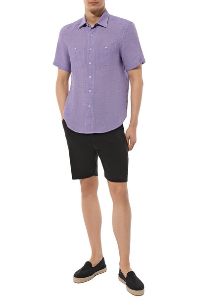 Мужская льняная рубашка BRUNELLO CUCINELLI, арт. MF6300635