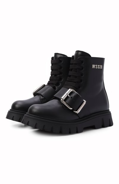 Кожаные ботинки MSGM KIDS, арт. 84005/VAR2