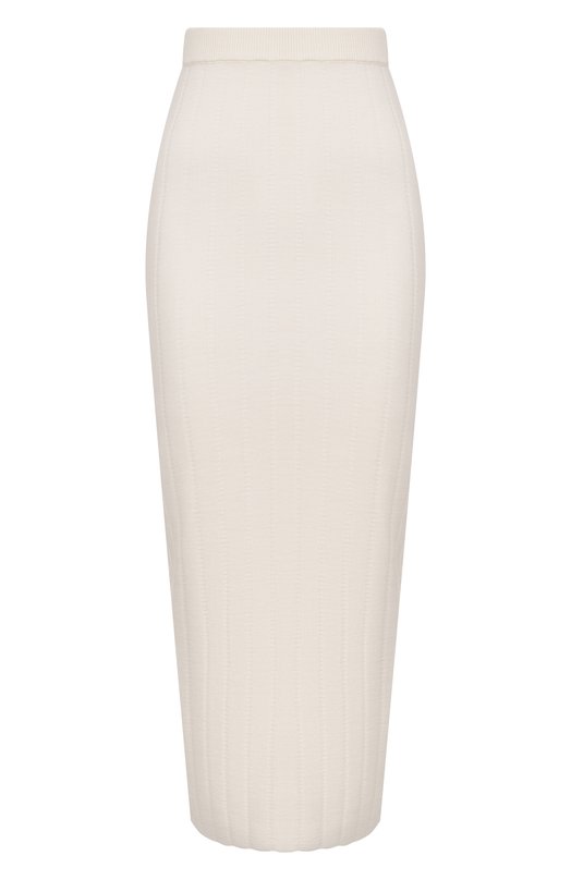 Шерстяная юбка Yuzefi SERAPHINE-TUCKSTITCH MAXI SKIRT/KNIT Кремовый SERAPHINE-TUCKSTITCH MAXI SKIRT/KNIT