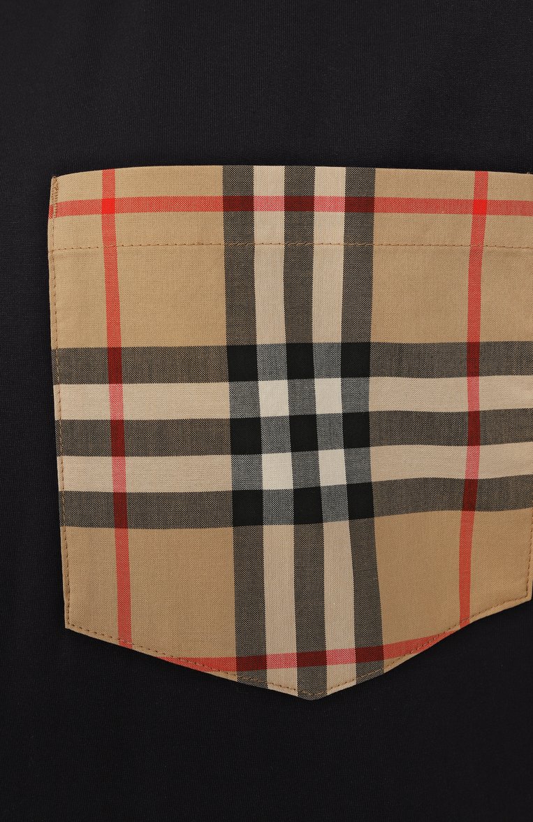 Хлопковая футболка BURBERRY, арт. 8103970, фото 1