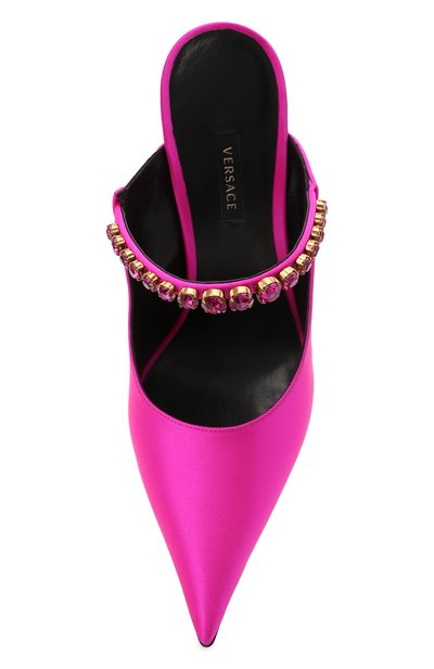 Текстильные мюли medusa VERSACE, арт. 1000821/DRA67, фото 5