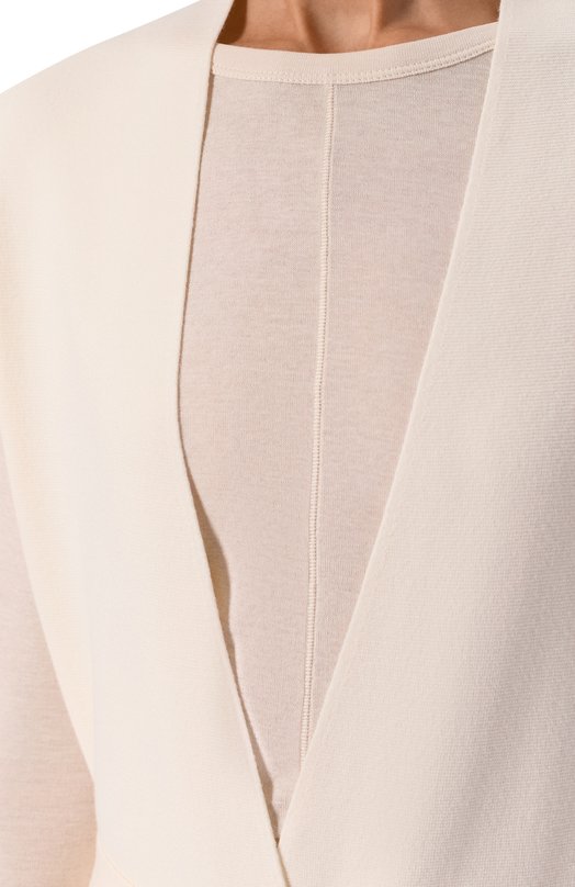 Жилет из вискозы Max Mara Studio ABETE Кремовый  ABETE Фото 5