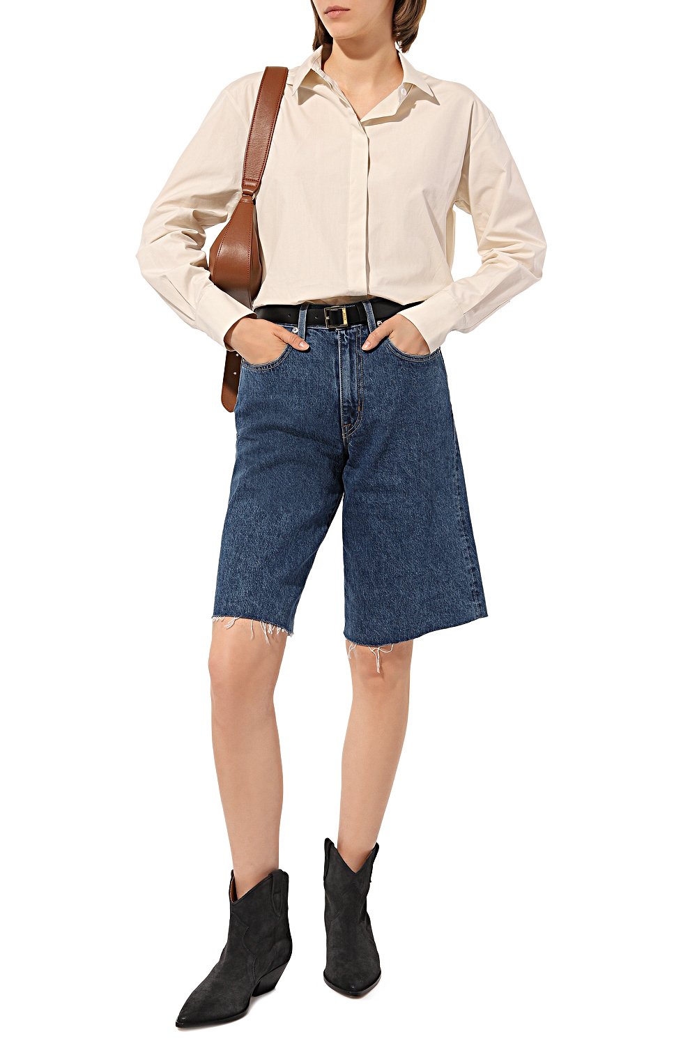 Джинсовые шорты SLVRLAKE, арт. GRCS707S FBLV/GRACE SH0RT, фото 2