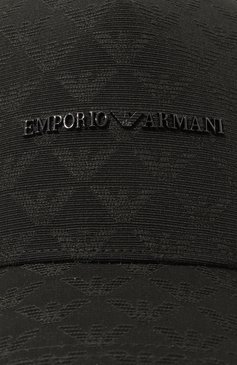 Мужская бейсболка EMPORIO ARMANI зеленого цвета, арт. 627924/CC985 | Фото 3 (Материал: Текстиль, Синтетический материал, Хлопок; Материал сплава: Проставлено; Нос: Не проставлено)