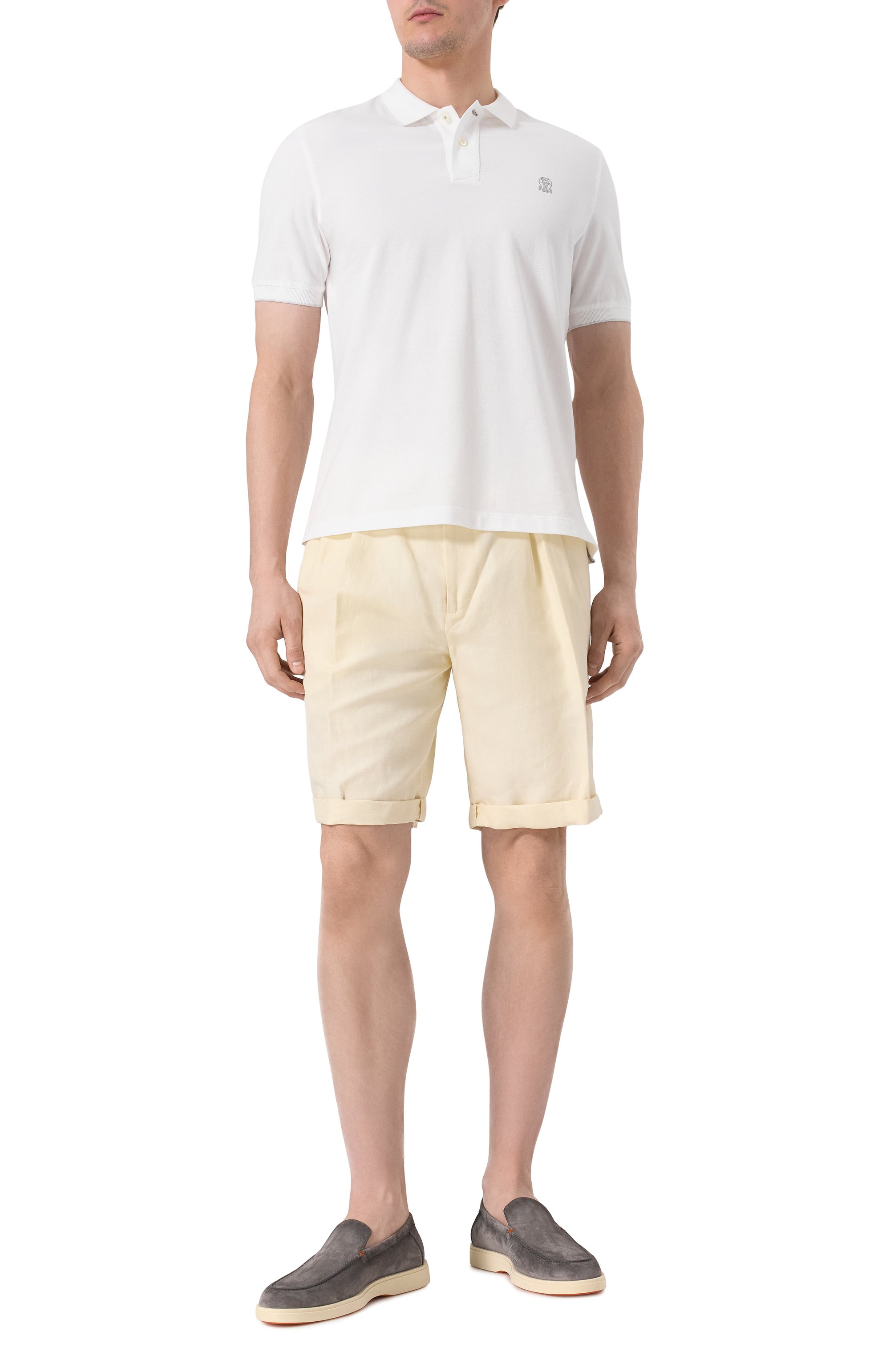 Хлопковое поло BRUNELLO CUCINELLI, арт. ME8549779G, фото 2