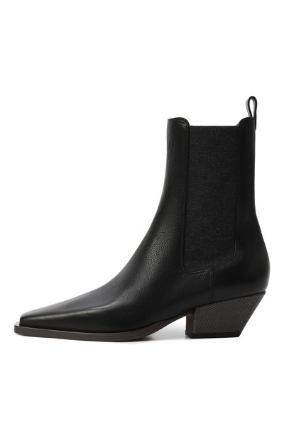 Кожаные ботильоны BRUNELLO CUCINELLI, арт. MZ0RC3050P, фото 4