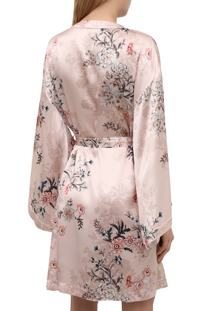 Халат LUNA DI SETA розового цвета по цене 48030 руб., арт. VLST60836, фото 4 Халат LUNA DI SETA, арт. VLST60836, фото 4