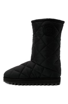 Мужские текстильные сапоги city boots DOLCE & GABBANA черного цвета, арт. CS1904/AQ125 | Фото 4 (Материал внешний: Текстиль; Материал сплава: Проставлено; Материал внутренний: Текстиль; Подошва: Массивная; Драгоценные камни: Проставлено; Мужское Кросс-КТ: Сапоги-обувь, Дутики; Длина стельки: 24,5, 25,3, 26,1, 26,9, 27,7, 28,5, 29,3, 30,1, 30,9)