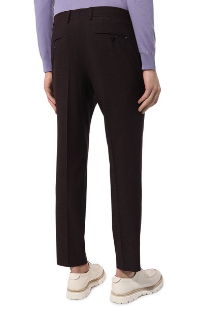 Брюки из шерсти и вискозы BOSS, арт. 50521041, фото 4