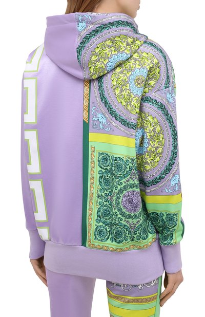 Хлопковая толстовка VERSACE разноцветного цвета по цене 133000 руб., арт. A88680/1F00627, фото 4 Хлопковая толстовка VERSACE, арт. A88680/1F00627, фото 4