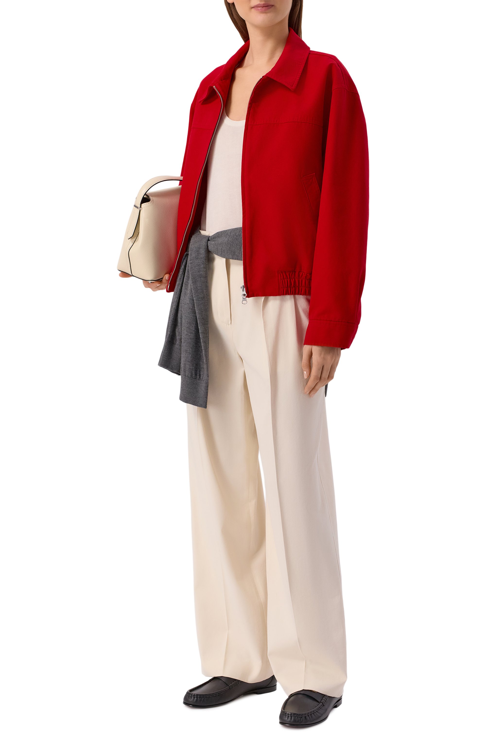 Брюки из хлопка и вискозы DUNST, арт. UDPA6A224IV, фото 2