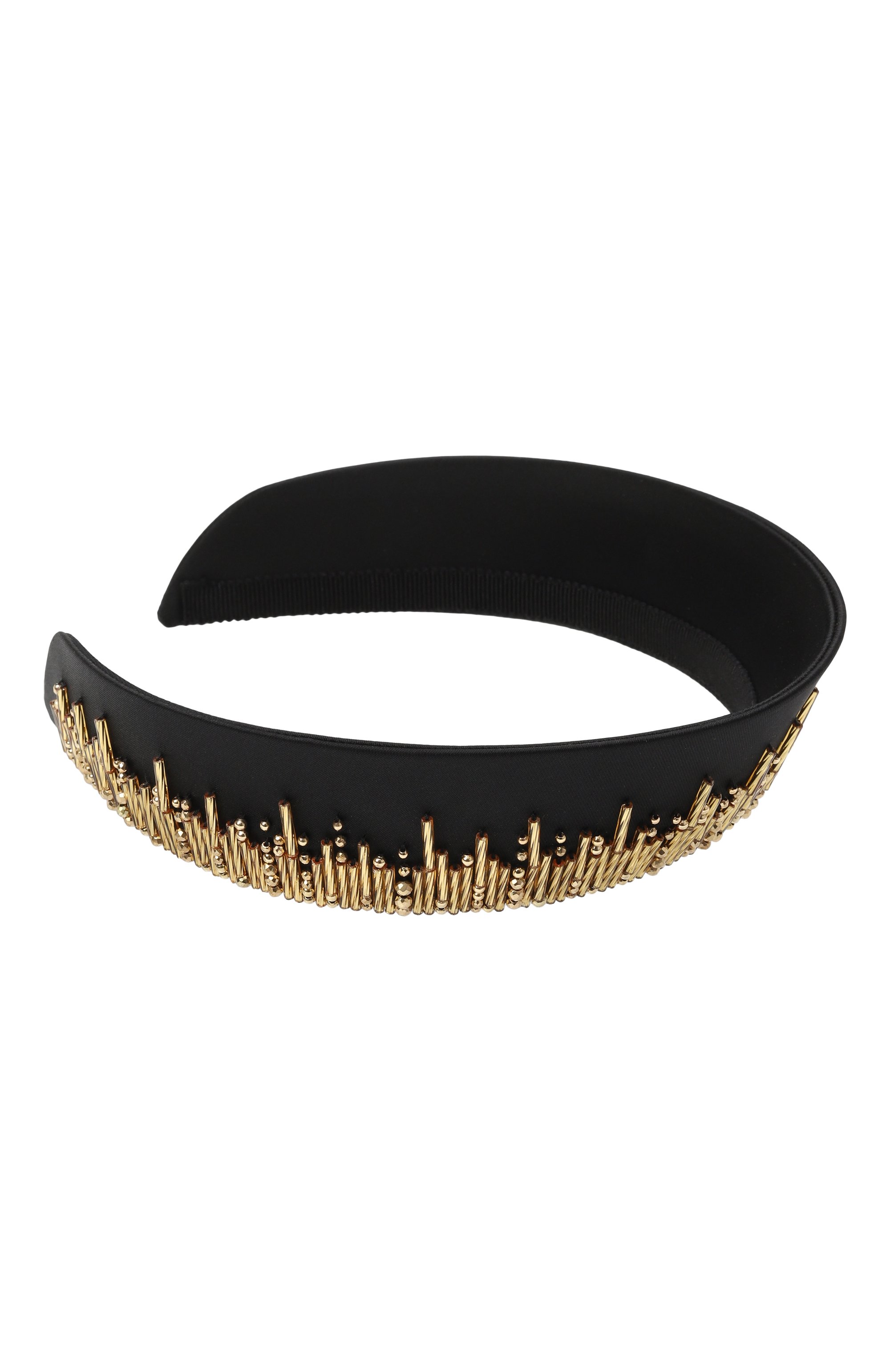 Кокошник PANFIL черного цвета по цене 30000 руб., арт. 0-KOK-GST, фото 2 Кокошник PANFIL, арт. 0-KOK-GST, фото 2