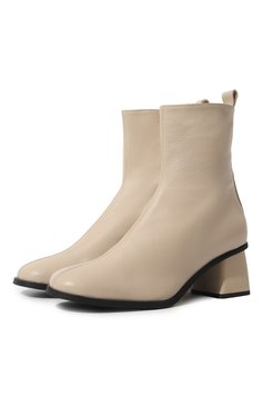 Кожаные ботильоны NUDE OF SCANDINAVIA, арт. 0LI020/SAVANA/LATTE MACCHIATT0, фото 1