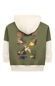 Хлопковое худи OFF-WHITE, арт. 0BBB006F23FLE001, фото 2
