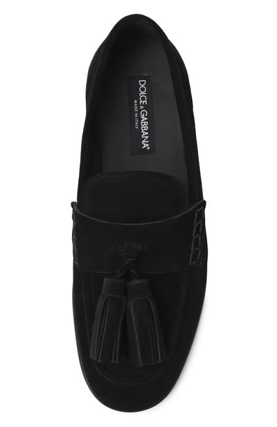 Замшевые лоферы DOLCE & GABBANA, арт. A50734/AT441, фото 5