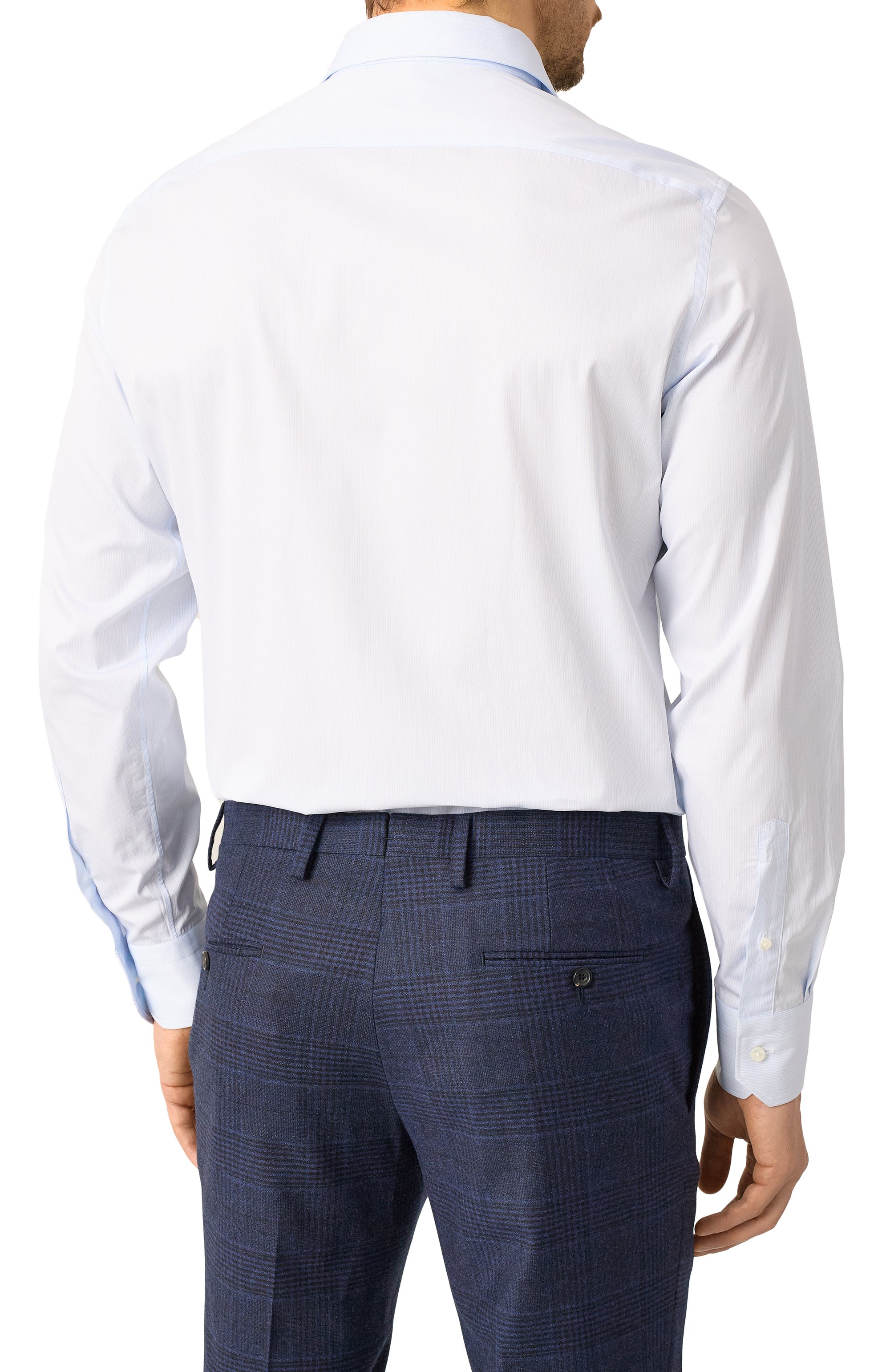 Хлопковая сорочка ZEGNA, арт. 701524A7/9MS0BA, фото 4