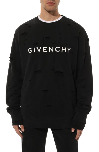 Хлопковый свитшот GIVENCHY, арт. BMJ0KE3Y9W, фото 3