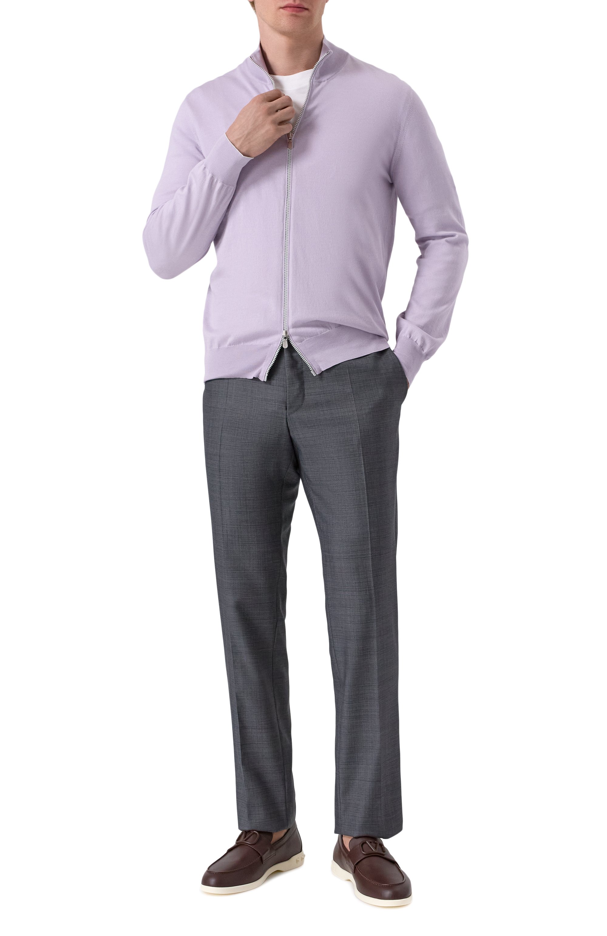 Хлопковый кардиган BRUNELLO CUCINELLI, арт. M2900106, фото 2