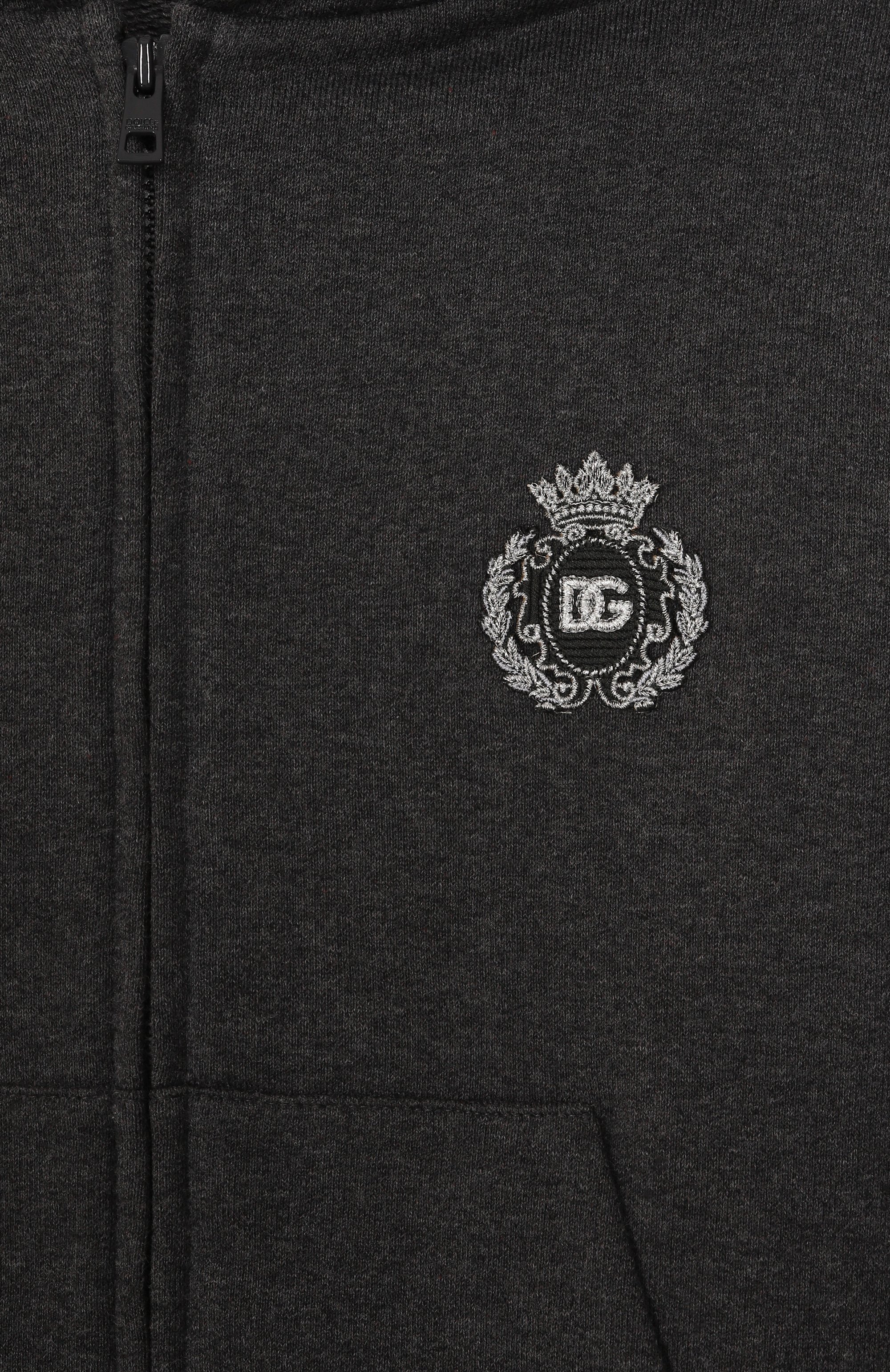 Хлопковая толстовка DOLCE & GABBANA, арт. L4JWMR/G7PK0/8-12+, фото 3