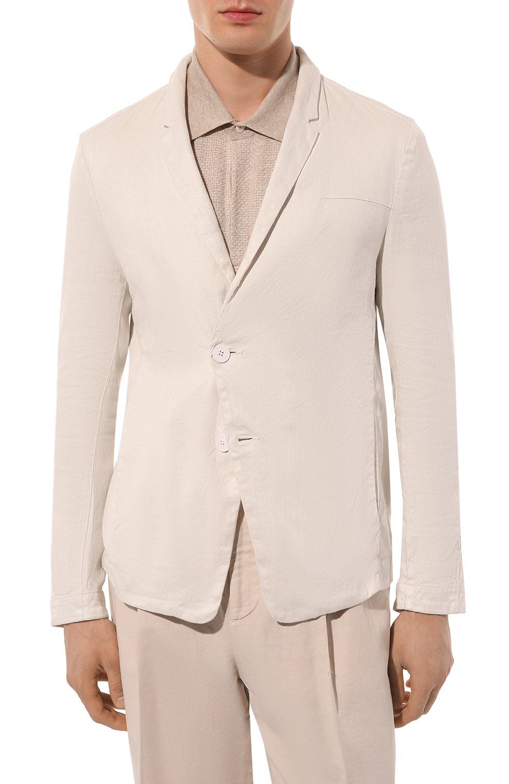 Пиджак изо льна и хлопка TRANSIT, арт. CFUTRWF152, фото 4
