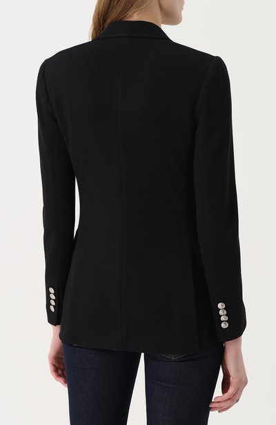 Приталенный жакет с вышитым логотипом бренда POLO RALPH LAUREN, арт. 211645540, фото 4