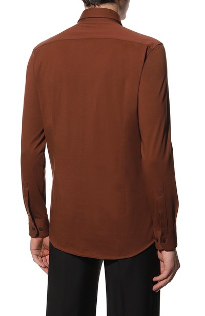 Хлопковая рубашка BOSS, арт. 50474283, фото 4