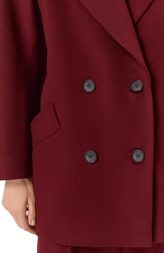Жакет из шерсти и кашемира Borne Bourgeois SW-WC-BO-6006 Бордовый  SW-WC-BO-6006 Фото 5