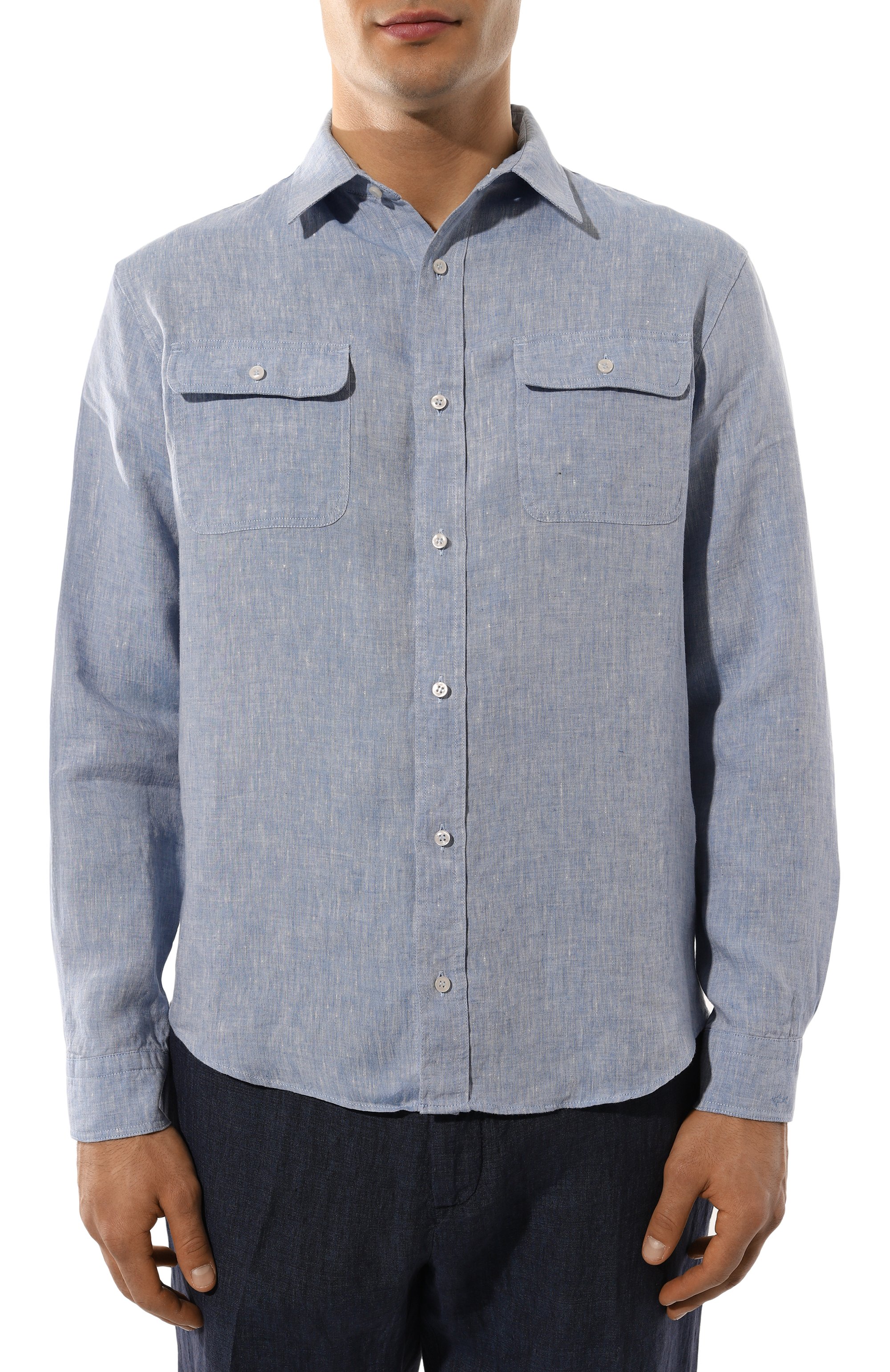 Льняная рубашка PAUL&SHARK, арт. 25413252/XL, фото 3