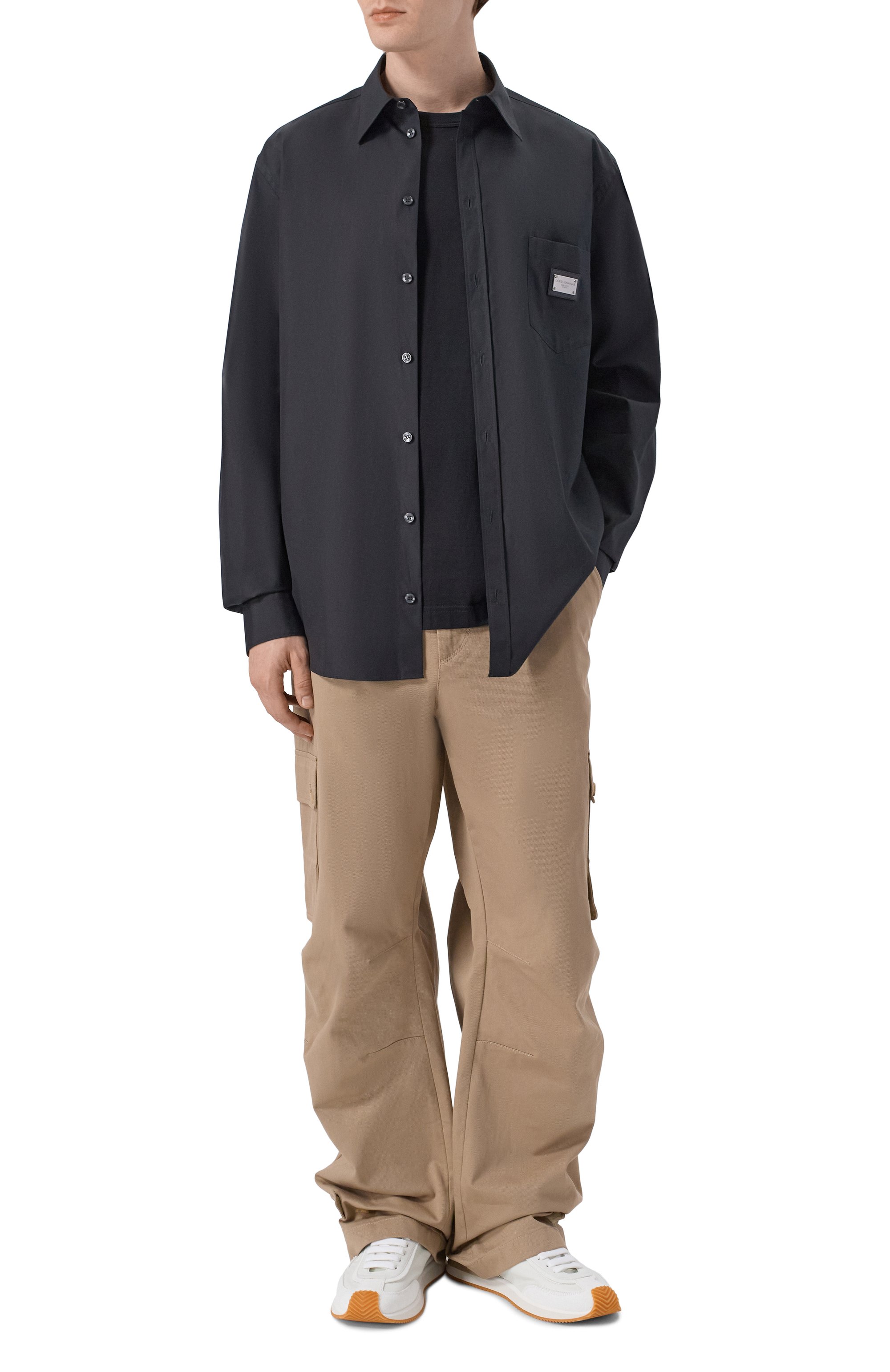 Хлопковая рубашка DOLCE & GABBANA, арт. G5JG4T/GK006, фото 2