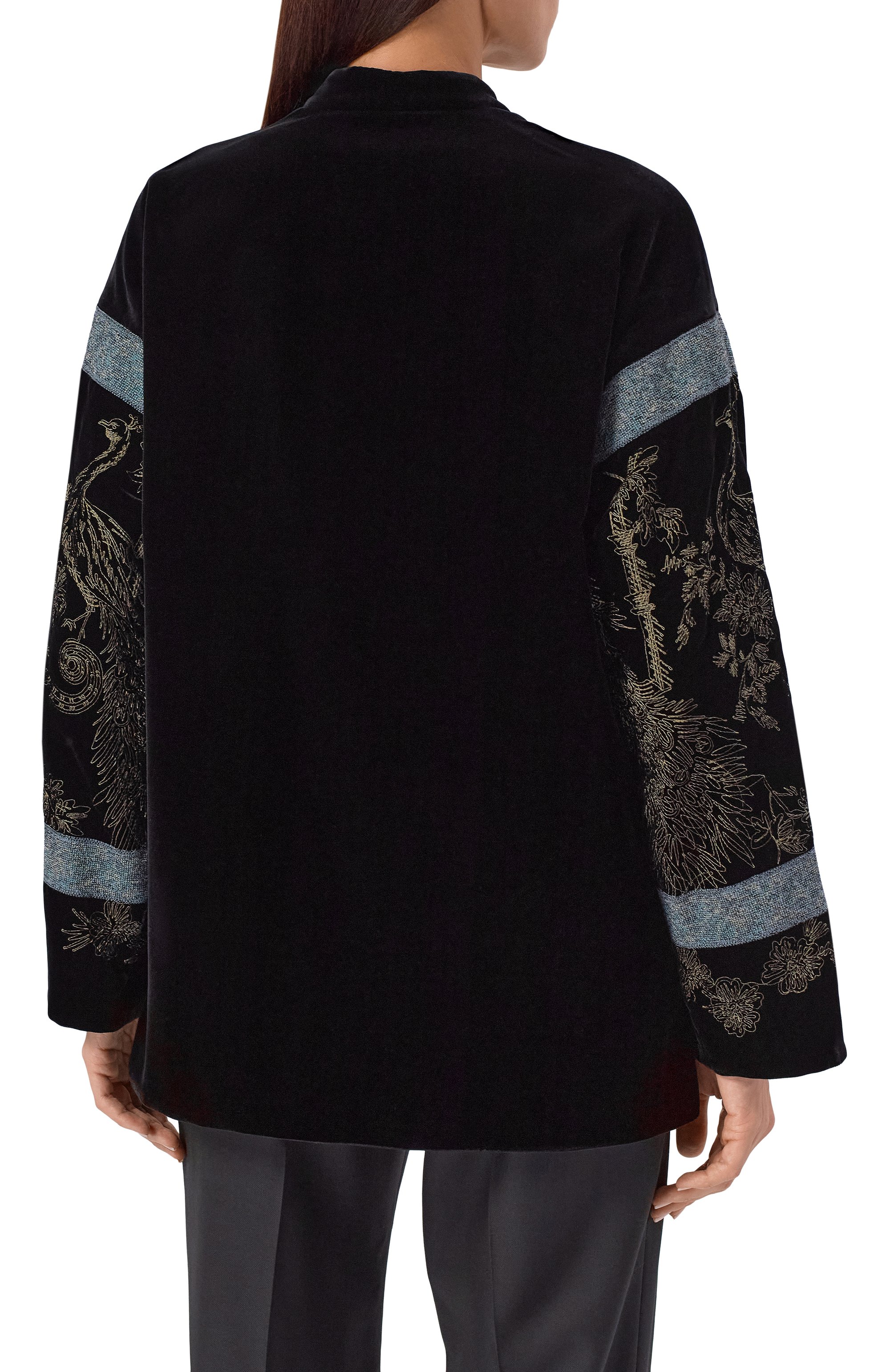 Бархатный жакет GIORGIO ARMANI, арт. GW001953/TE10831, фото 4