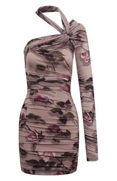 Женское платье BLUMARINE разноцветного цвета, арт. P422A422R | Фото 1 (�Случай: Коктейльный; Рукава: Длинные; Длина Ж (юбки, платья, шорты): Мини; Материал внешний: Синтетический материал; Материал сплава: Проставлено; Материал подклада: Синтетический материал; Драгоценные камни: Проставлено; Женское Кросс-КТ: Платье-одежда; Стили: Кэжуэл)